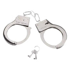 Esposas Y Llaves De Acero Accesorio Para Disfraz Carabinero - Louicid