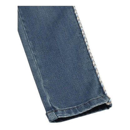 Jeans De Niña Con Adorno Lateral Trenzado Pierina - Louicid