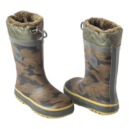 Bota De Agua Niño Verde Camuflada Colloky - Louicid