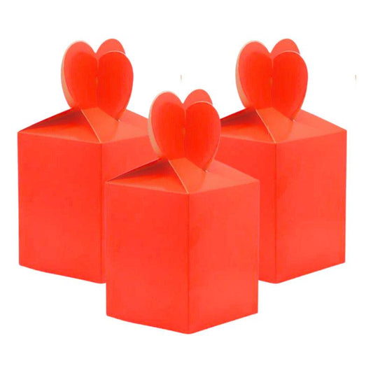 Set de 6 Cajitas Sorpresa Corazón Para Cumpleaños