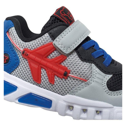 Zapatilla De Niño Gris Con Luces Led Shine & Play - Louicid