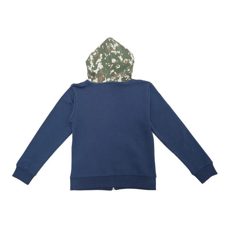 Polerón De Niño Con Cierre Apache Wild Collection Pillin - Louicid