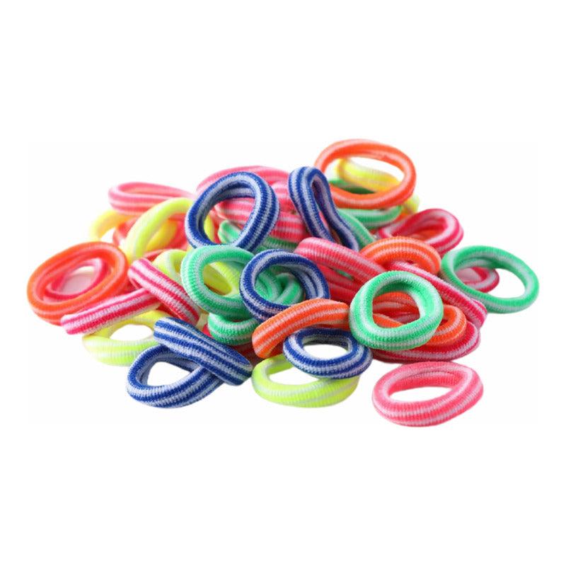 Set 50 Colet Accesorio Para Cabello Rayas 2,5cm - Louicid