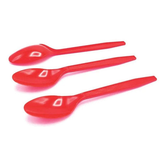 Set 12 Cucharas Plásticas Desechables Para Celebraciones - Louicid