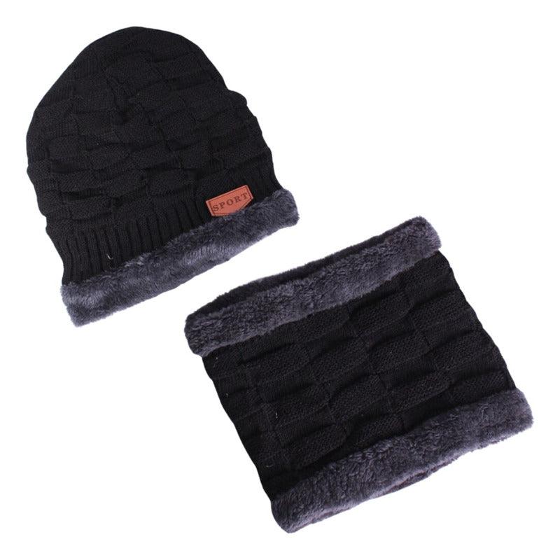 Set De Gorro Con Cuello Sports Invierno Para Niños - Louicid