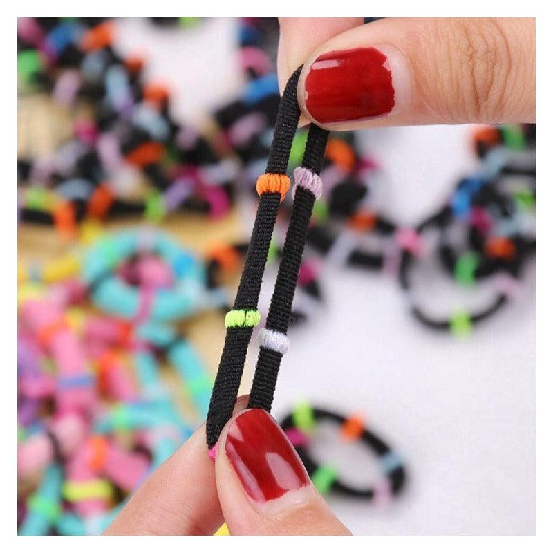 Set 50 Colet Accesorio Para Cabello Multicolor 2,5cm - Louicid