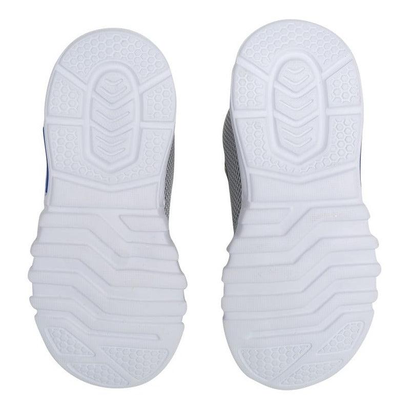 Zapatilla De Niño Gris Con Luces Led Shine & Play - Louicid