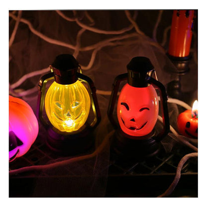 Lampara Calabaza Con Luz Led Decoración Para Halloween - Louicid
