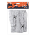Set Telaraña 20gr Blanco Para Halloween Big Party - Louicid
