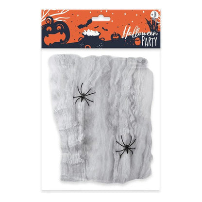 Set Telaraña 20gr Blanco Para Halloween Big Party - Louicid