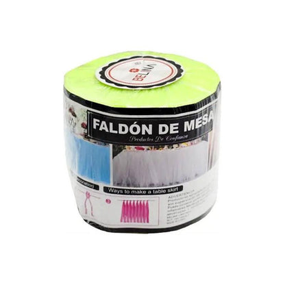 Rollo De Tull Para Faldón De Mesa Decoración Cotillón Belina - Louicid