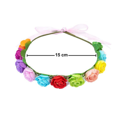 Diadema de Rosas con Luces LED Multicolor Medidas - Louicid