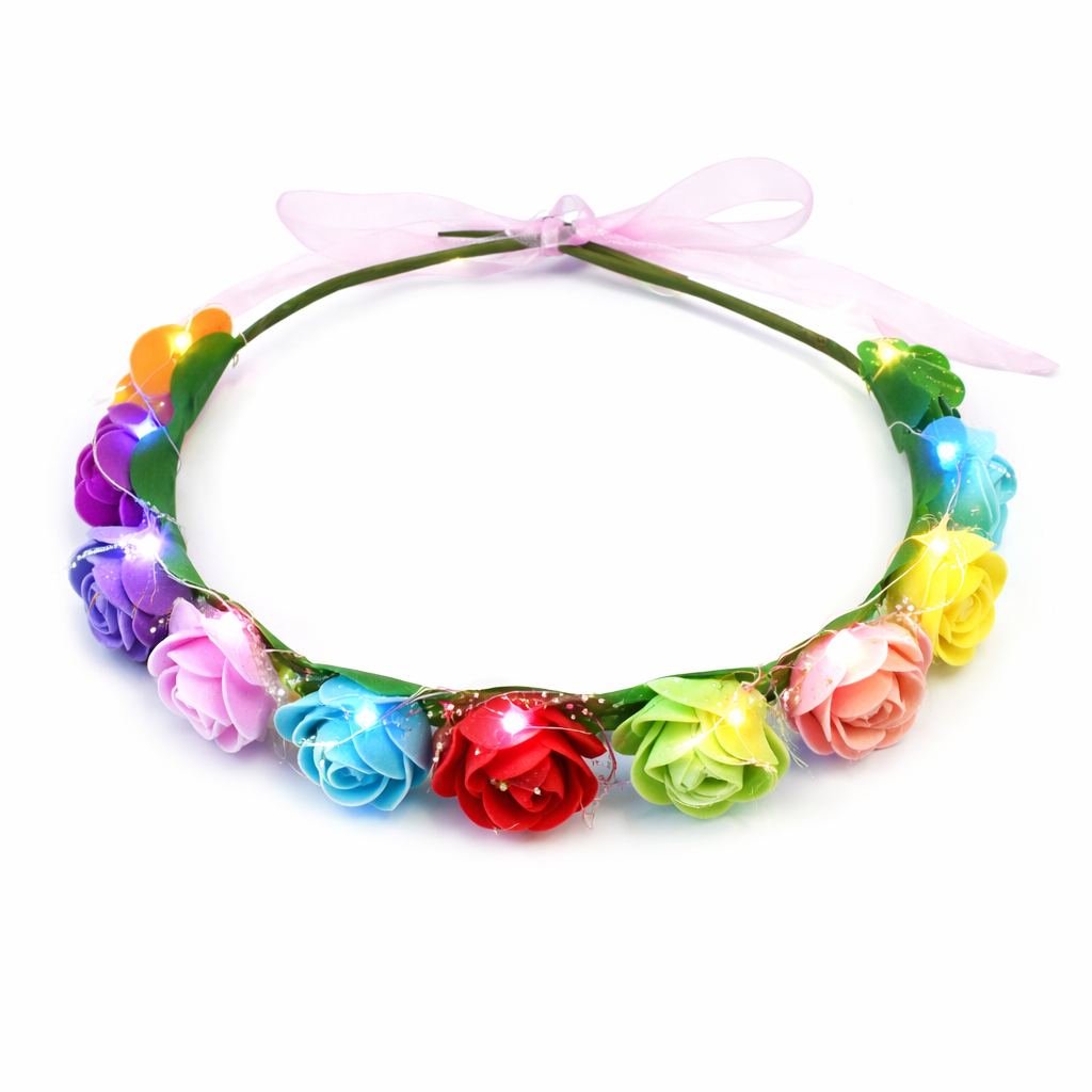 Diadema de Rosas con Luces LED - Louicid