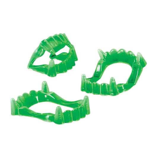Dientes Fluor Vampiro 8 Unidades Halloween - Louicid