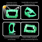 Set Dientes Y 5 Dedos Fluorescente De Vampiro Disfraz Para Halloween - Louicid