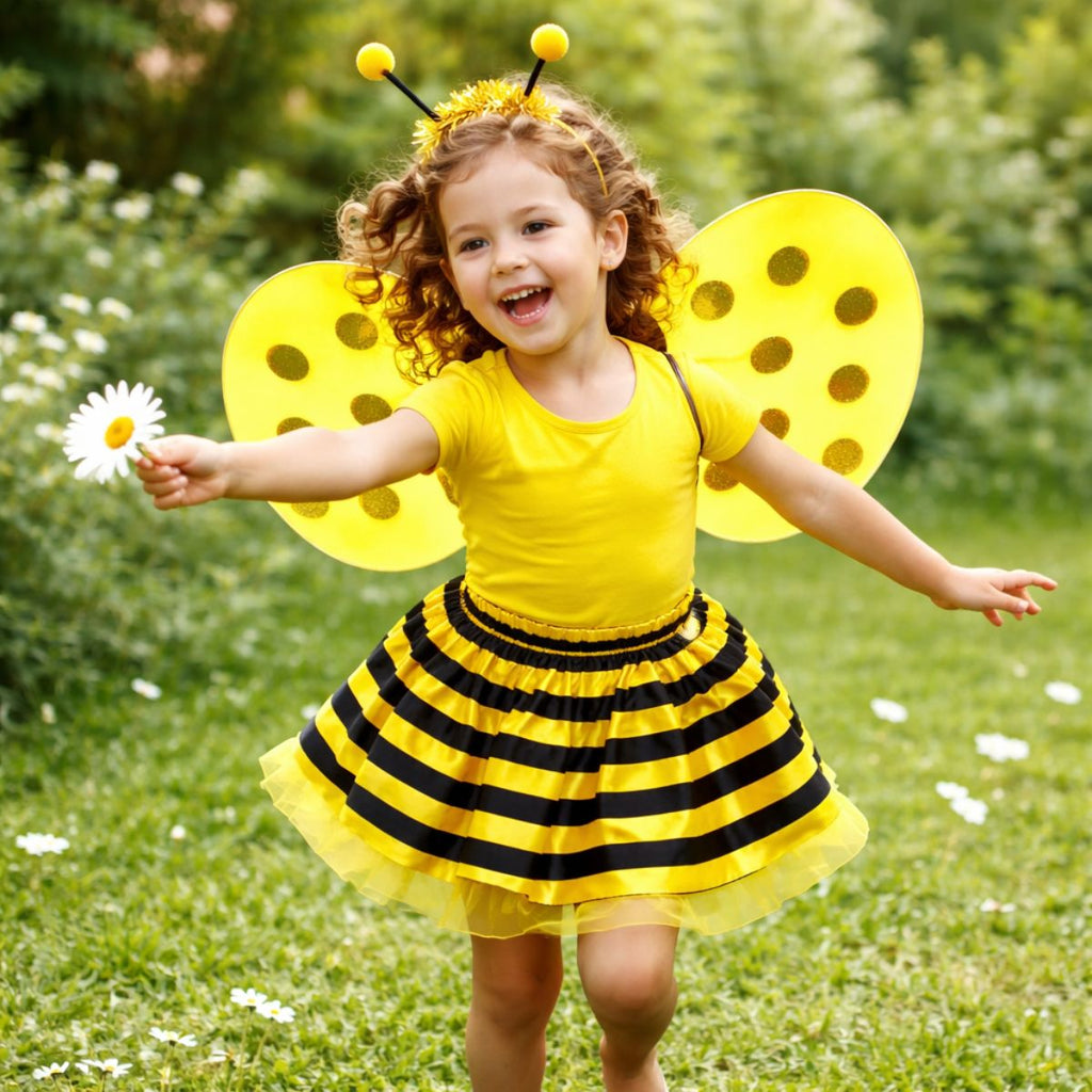 Disfraz Abeja Niña 3 Piezas Corriendo - Louicid