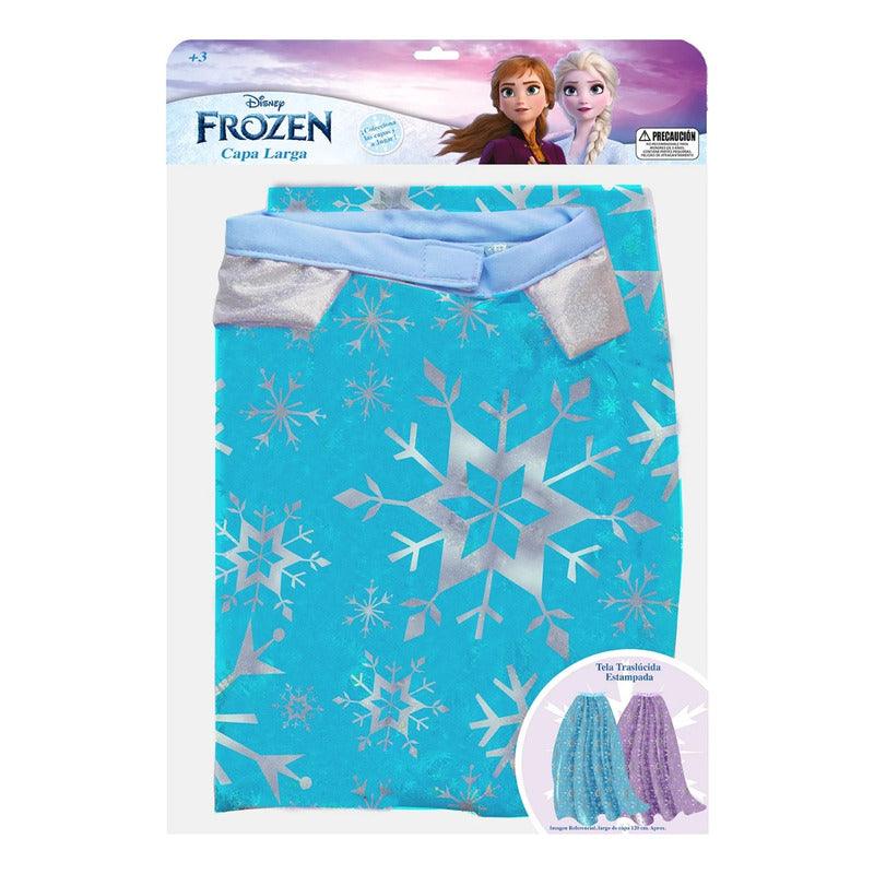 Disfraz Capa Larga Elsa Frozen Disney - Louicid