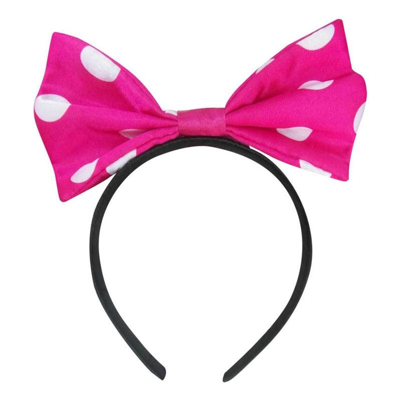 Disfraz Minnie Cintillo Rosado Para Niñas Disney - Louicid