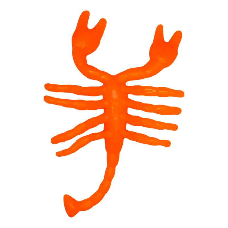 Pack 12 Escorpiones Negras & Naranja Decoración Halloween - Louicid