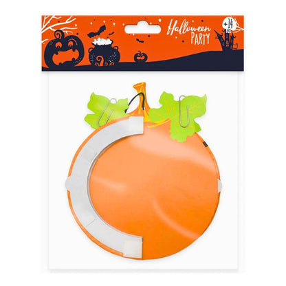 Esfera Calabaza De Papel 15x12.5cm Decoración Para Halloween Packing - Louicid