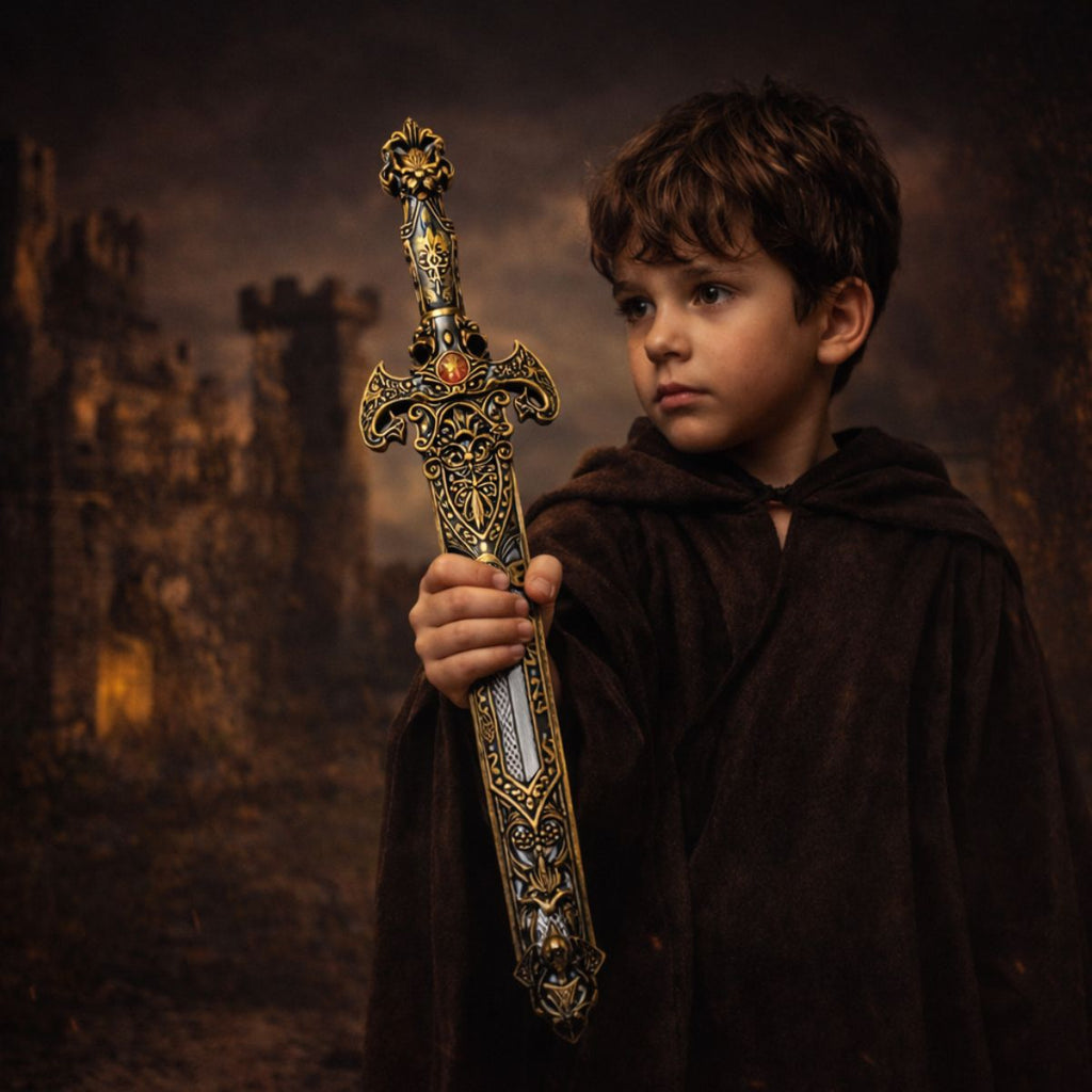 Espada Caballero Con Funda 53 cm Disfraz Infantil - Louicid
