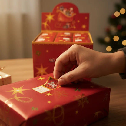 Etiquetas Regalos Navidad Viejo Pascuero - Louicid