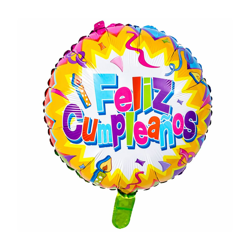 Globo Foil Feliz Cumpleaños 45cm - Louicid