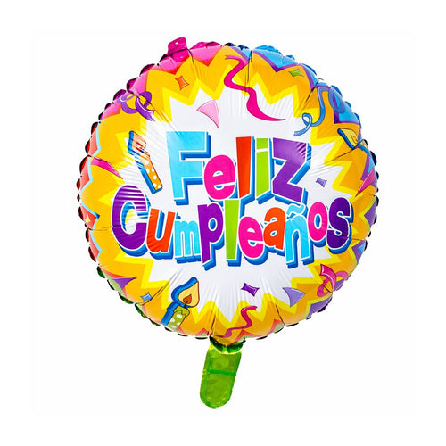 Globo Foil Feliz Cumpleaños 45cm - Louicid