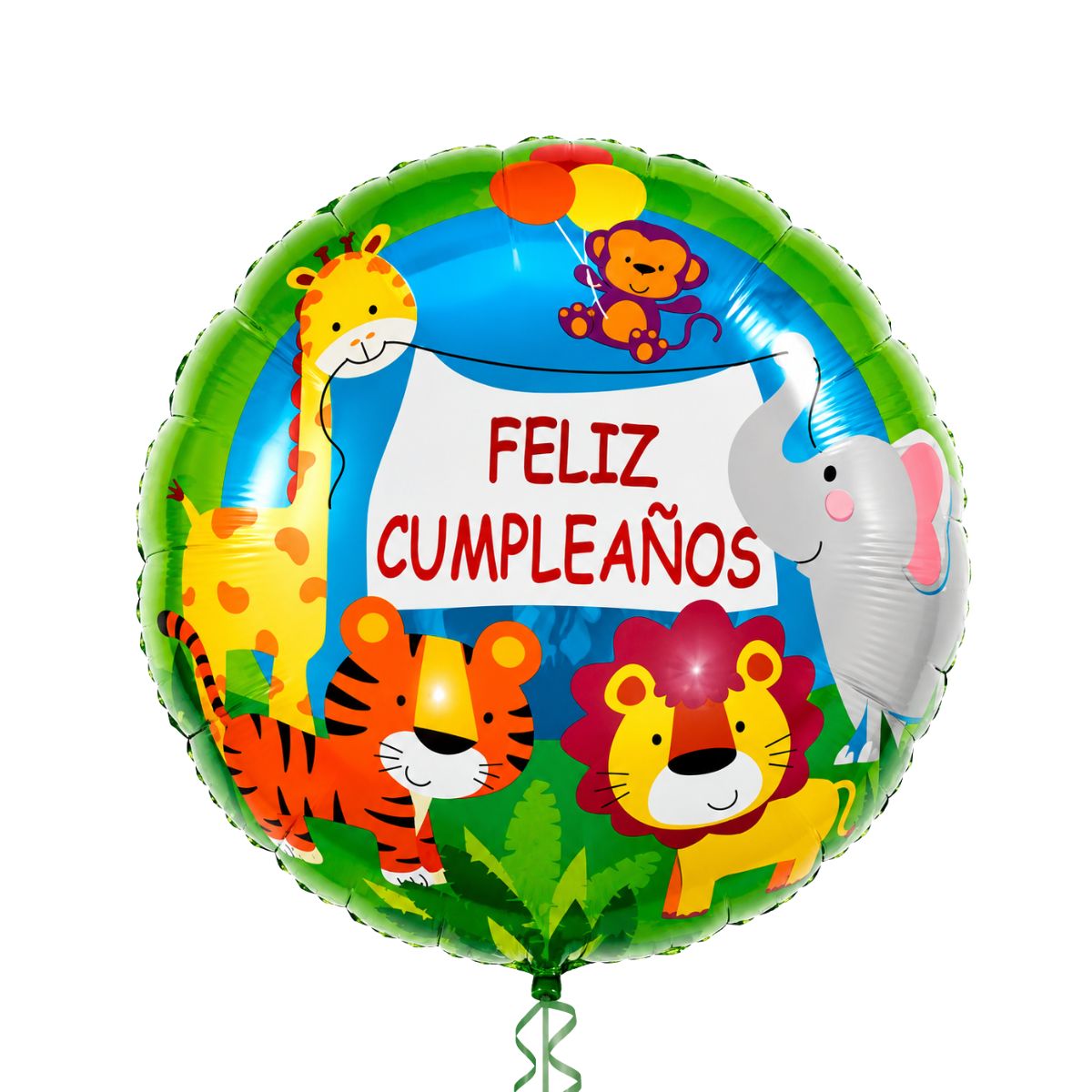 Globo Foil Selva Feliz Cumpleaños 45cm - Louicid