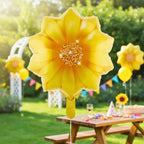 Globo Mylar Flor Amarilla 44x53cm Cumpleaños - Louicid