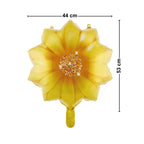 Globo Mylar Flor Amarilla 44x53cm Medidas - Louicid