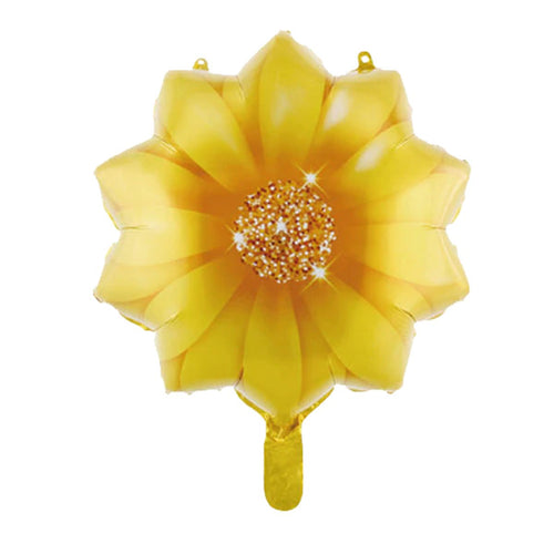 Globo Mylar Flor Amarilla 44x53cm - Louicid