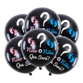 Globo Látex 30cm Revelación De Sexo 6pcs Que Será Belina - Louicid