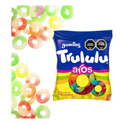 Gomitas Trululu Aros Sabores Frutales Bolsa De 80gr - Louicid