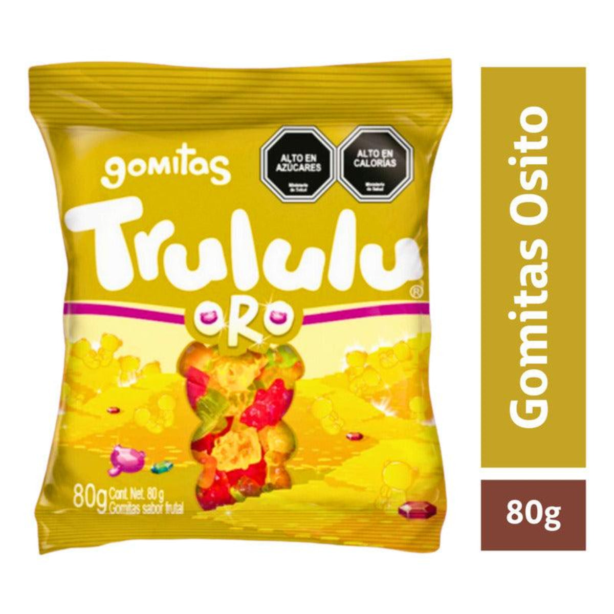 Gomitas Trululu Ositos Sabores Frutales Bolsa De 80gr - Louicid