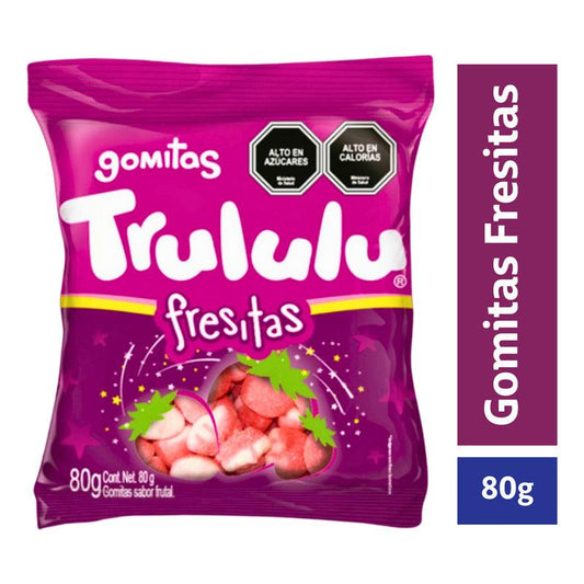 Gomitas Trululu Sabor Fresitas Bolsa De 80gr - Louicid