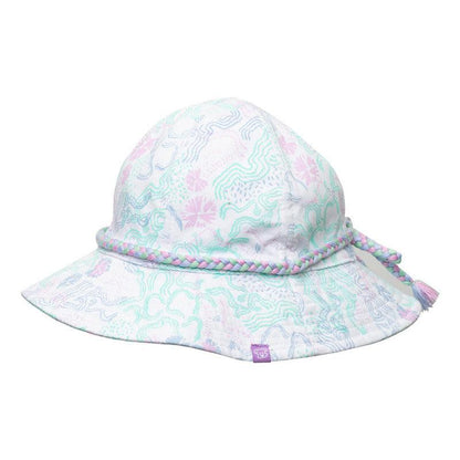 Gorro Bebe Niña Full Diseño Floreal - Louicid