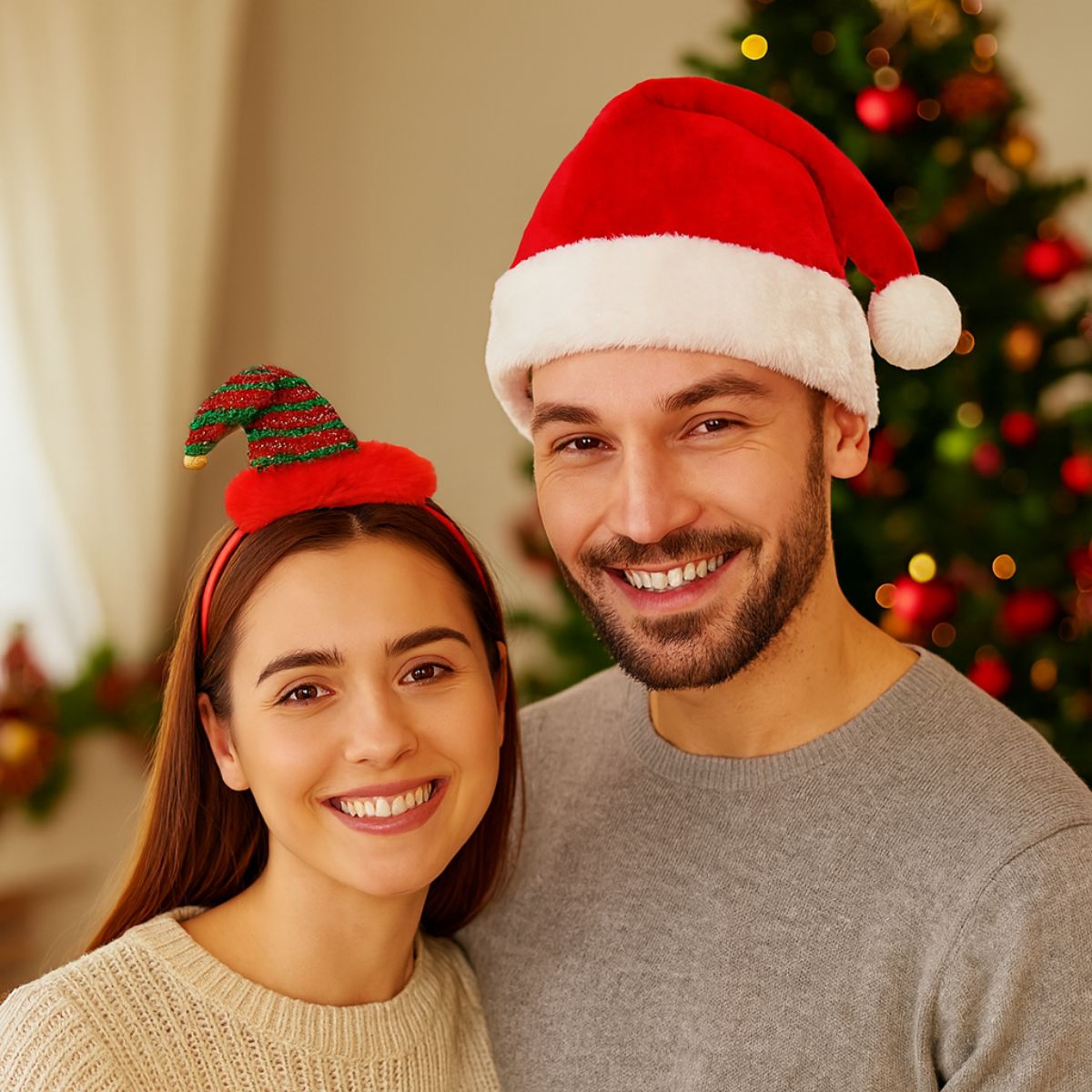 Gorro Pascuero Grande de Felpa 40cm Familia - Louicid