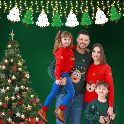 Guirnalda Árboles Navideños 3mts Familia - Louicid