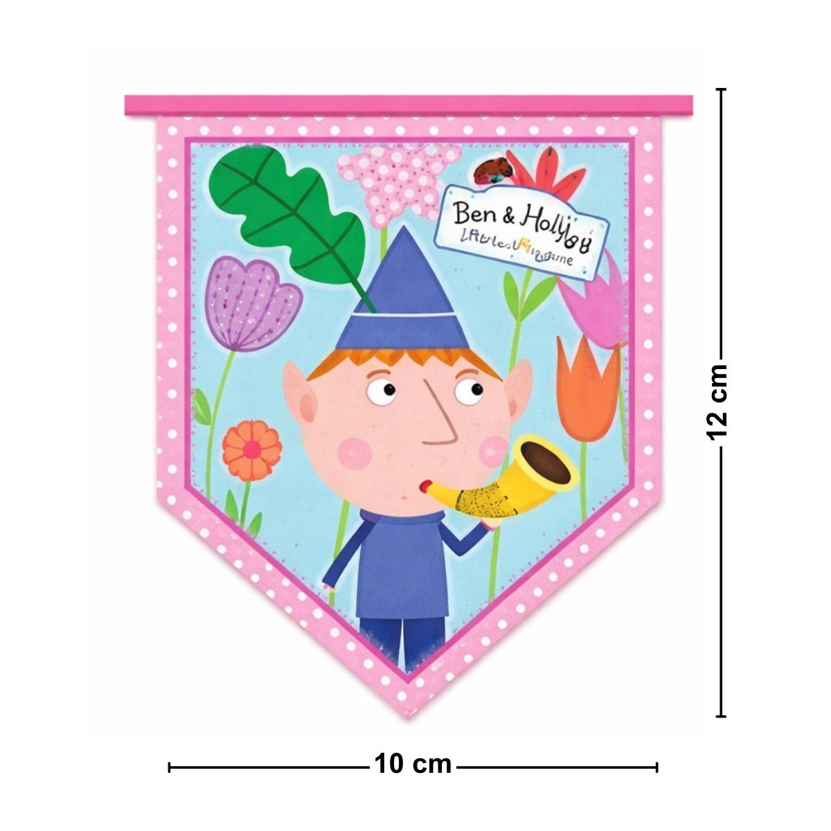Guirnalda Ben & Holly Feliz Cumpleaños Medidas - Louicid