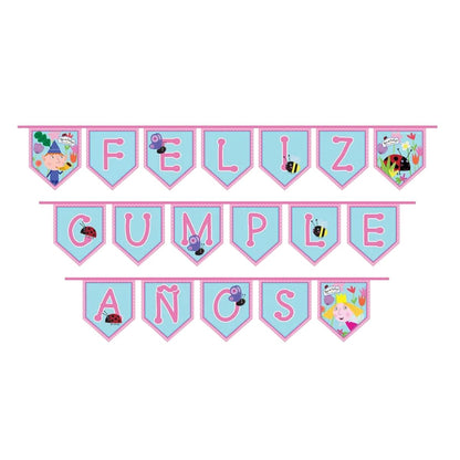 Guirnalda Ben & Holly Feliz Cumpleaños - Louicid