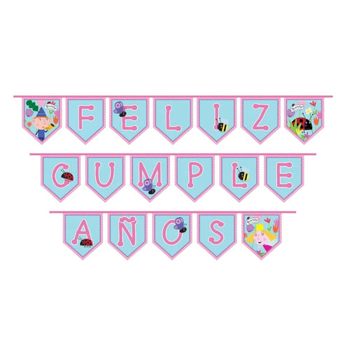 Guirnalda Ben & Holly Feliz Cumpleaños - Louicid