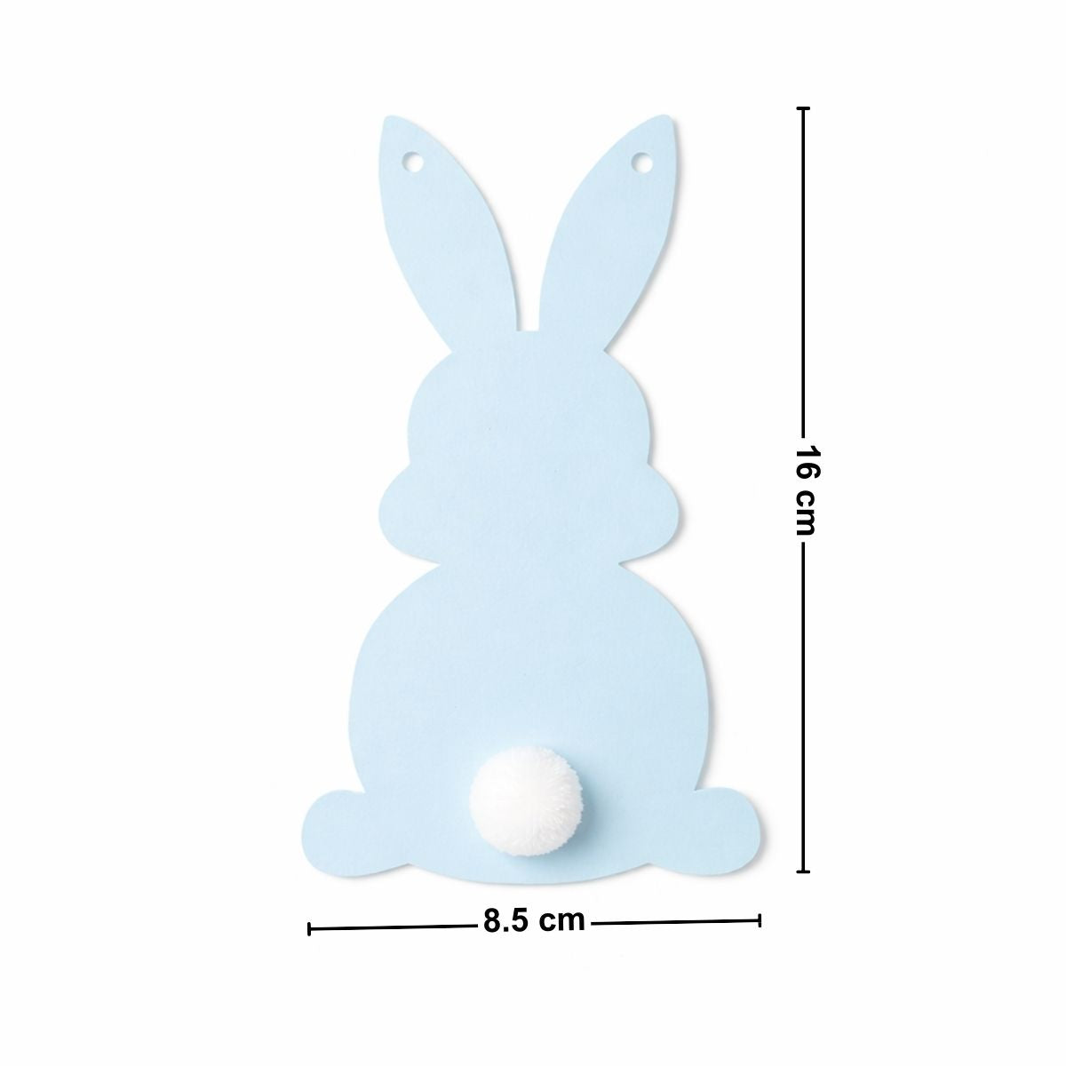 Guirnalda Conejos Pascua Con Colita Colores 3mts Medidas - Louicid