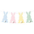 Guirnalda Conejos Pascua Con Colita Colores 3mts - Louicid