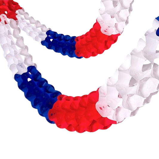 Guirnalda Cuadrada Tricolor 2mts Fiestas Patrias - Louicid