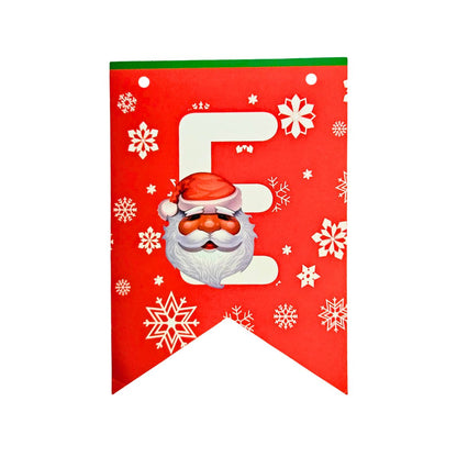 Guirnalda Feliz Navidad Banderines 3mts Letra E - Louicid