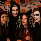 Guirnalda Fiesta Halloween 8 Esqueletos - Louicid