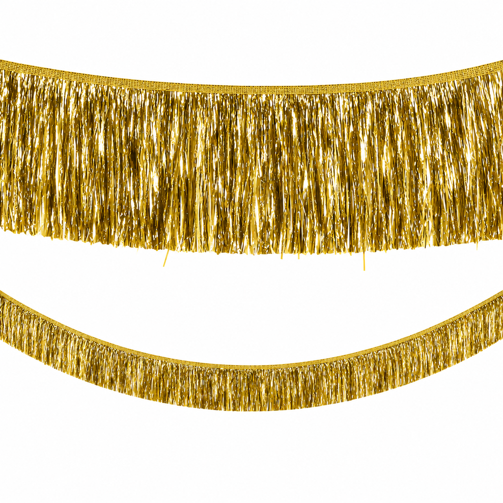 Guirnalda Flecos Dorada 35x200cm - Louicid