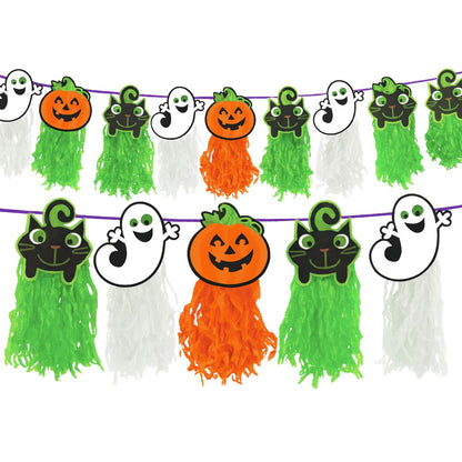 Guirnalda Halloween Con Porras Tricolor - Louicid