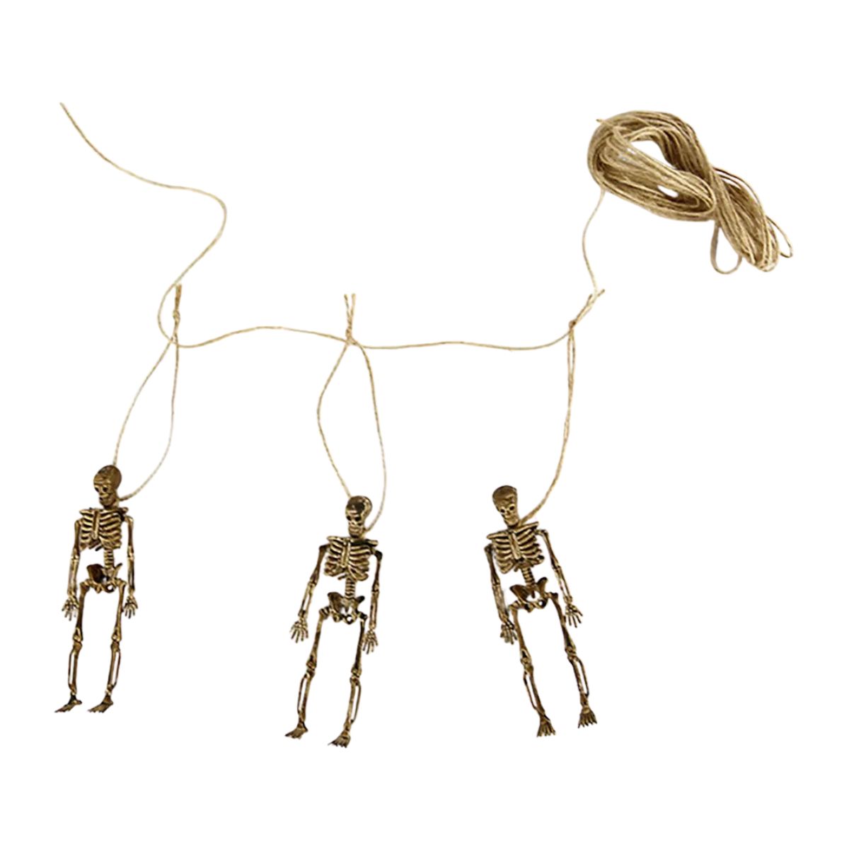 Guirnalda Halloween Esqueletos con cuerda - Louicid